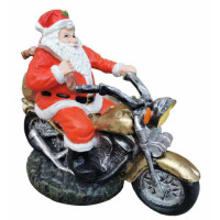 TOMTE PÅ MOTORCYKEL 60X75 CM  