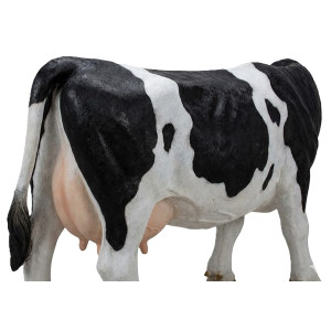 Betande Ko Skulptur –  Modell (130 cm) i Glasfiber