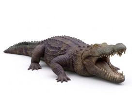 Gigantisk Krokodil Skulptur 320 cm | Naturlig Storlek | Miljövänlig Akryl