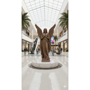 Ängel Skulptur - Ärkeängeln Gabriel (180 cm) Ängel Skulptur - Ärkeängeln Gabriel (180 cm)