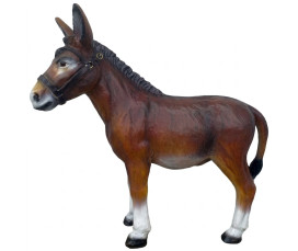 Klassisk Åsna Skulptur (Glasfiber) – Rekvisita för Kyrkor, Museum & Teater