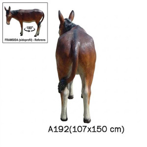 Åsna Skulptur 150 cm | Reklamdisplay i Glasfiber 