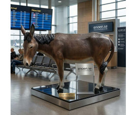 Åsna Skulptur 150 cm | Reklamdisplay i Glasfiber 