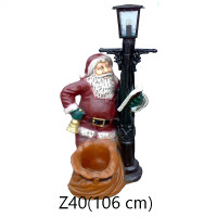 TOMTE VID EN LYKTA/LAMPA 106 CM 