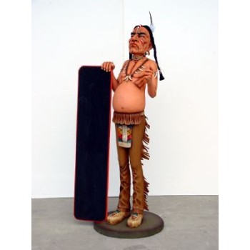 Indian med menytavla 173 cm