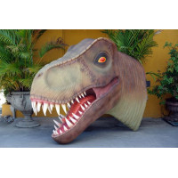Dinosaurie T-Rex Huvud 207 cm 