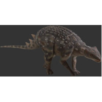 Dinosaurie Ankylosaur 225 cm