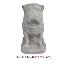 BULLDOG I ROMERSK STIL (Skulptur) 50 CM