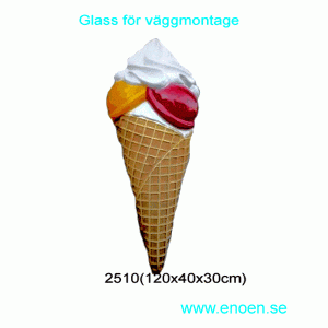 GLASS VÄGGMONTAGE 120 CM