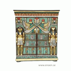 Egyptiskt skåp med två dörrar soffa 154 cm 