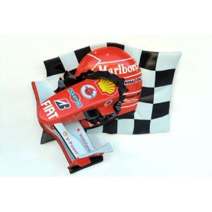 Car Racing Rutig flagga w F1 nos 109 cm i glasfiber