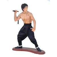 Fighting Kung-Fu Fighter 93 cm i glasfiber