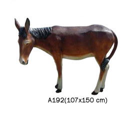 Åsna Skulptur 150 cm | Reklamdisplay i Glasfiber 