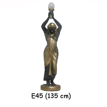 EGYPTISK FIGURER LAMPA 130 CM 
