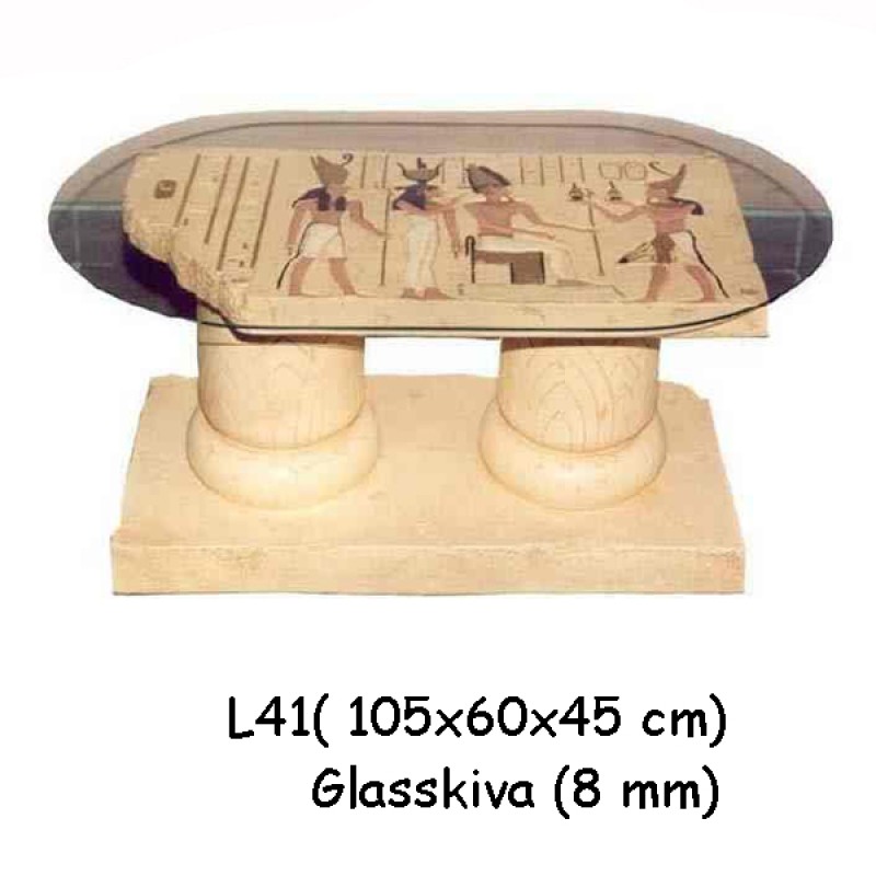 Egyptiskt lyxigt bord  105 cm 
