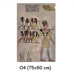 EGYPTISK FIGURER BILD 72 CM 