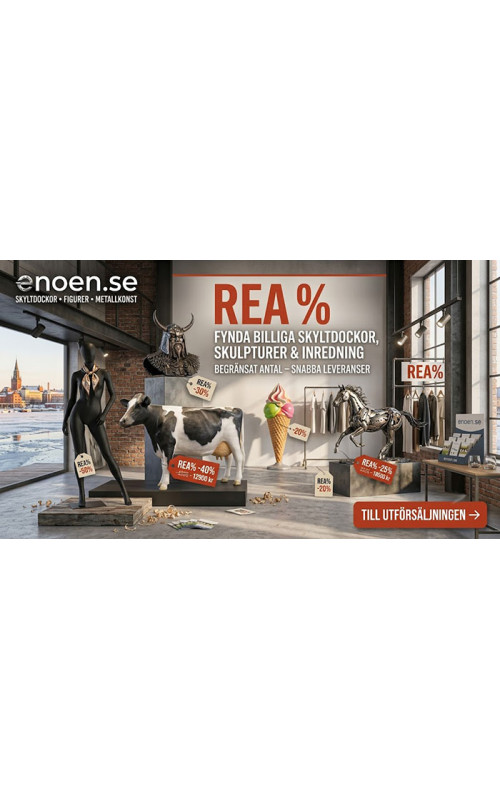 REA % – Skyltdockor, Figurer & Skulpturer
