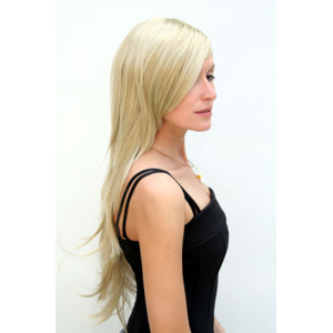 Peruk blond mycket långt hår 75 cm