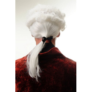 Barockperuk Herr Vit – Lord & Domare med Lockar