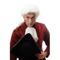 Barockperuk Herr Vit – Lord & Domare med Lockar