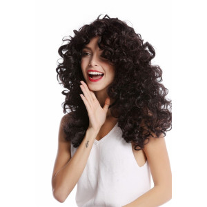 Volymperuk Dam – Svart/Brun med Stora Lockar Volymperuk Dam – Svart/Brun med Stora Lockar