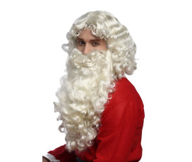 Tomteskägg och Peruk Set – Naturlig Ljusblond