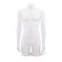ROBUST EKONOMISK HERR TORSO MED ARMAR I PE-PLAST