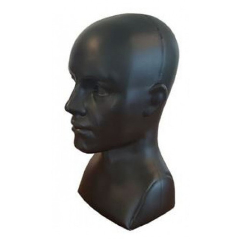 Robust Herrhuvud – Okrossbar Plast för Butik & Display