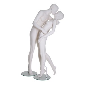 Dam och herr ”Par” skulptur skyltdockor