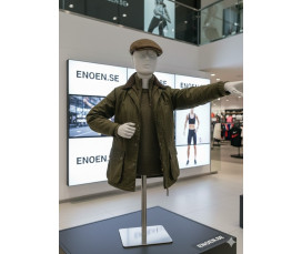 Flexibel dam byst (80 cm) ledad