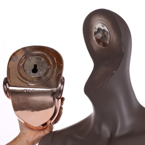 DAM SKYLTDOCKA MED UTBYTBARA ANSIKTEN