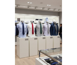 Återvinningsbar Torso Mannequin Herr – Robust PE-Plast (H: 63 cm)