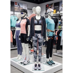 Abstrakt Dam Skyltdocka - Robust-serien i Elfenben (ABS) Abstrakt Dam Skyltdocka - Robust-serien i Elfenben (ABS)