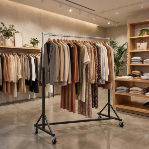 Extra Stabil Klädställning SOLID – Hamrad Svart Finish Extra Stabil Klädställning SOLID – Hamrad Svart Finish