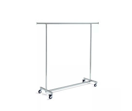 Rullställ PRO Krom – Justerbart 140-200 cm & Gummihjul