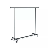 Klädställning Svart Hopfällbar – Justerbar & Resevänlig (80kg)