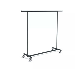 Klädställning Svart Hopfällbar – Justerbar & Resevänlig (80kg)