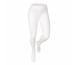 Hängande Byxdisplay Dam – Vinklad Modell (Vit)