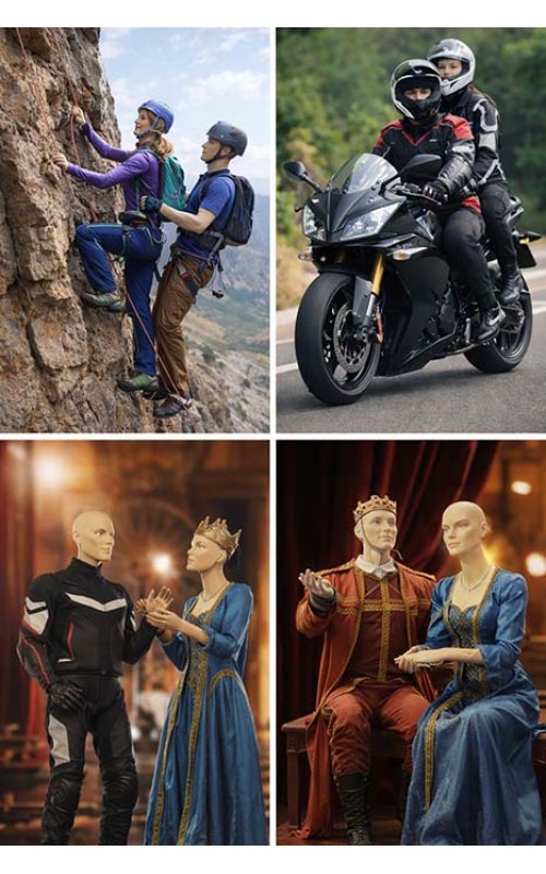 Böjbara & Flexibla Skyltdockor