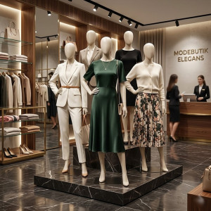 Kvinna Skyltdocka Darrol (Hand på höft) – Modern Display & Butiksinredning Kvinna Skyltdocka Darrol (Hand på höft) – Modern Display & Butiksinredning