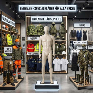 Abstrakta Herrskyltdockor Ivory 