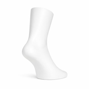 Återvinningsbar & Okrossbar Displayfot Barn/Ungdom (Vit, 20,5 cm)