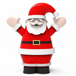 Anpassad Uppblåsbar Jultomte – Stora Juldekorationer för Event & Butik