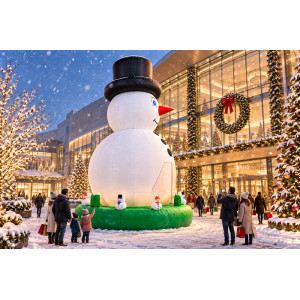 Gigantisk Uppblåsbar Snögubbe 5m / 8m – Evenemang & Butiksreklam (0.6mm PVC) Gigantisk Uppblåsbar Snögubbe 5m / 8m – Evenemang & Butiksreklam (0.6mm PVC)